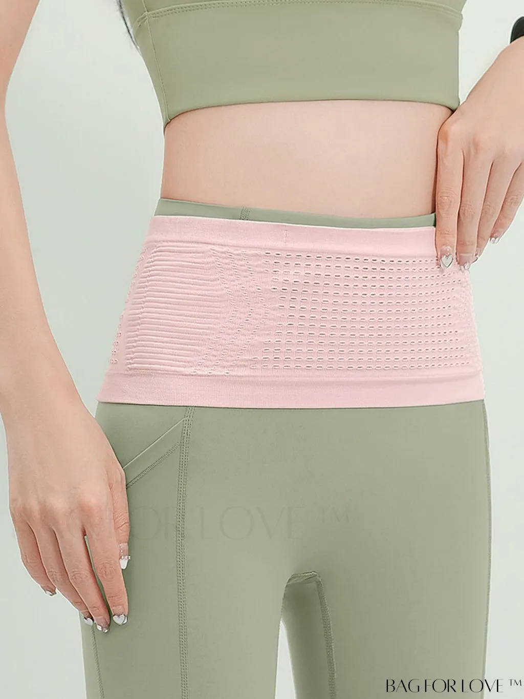 BagForLove - Multi-Pocket Elastic Waist Bag for Running Sports with Phone Holder