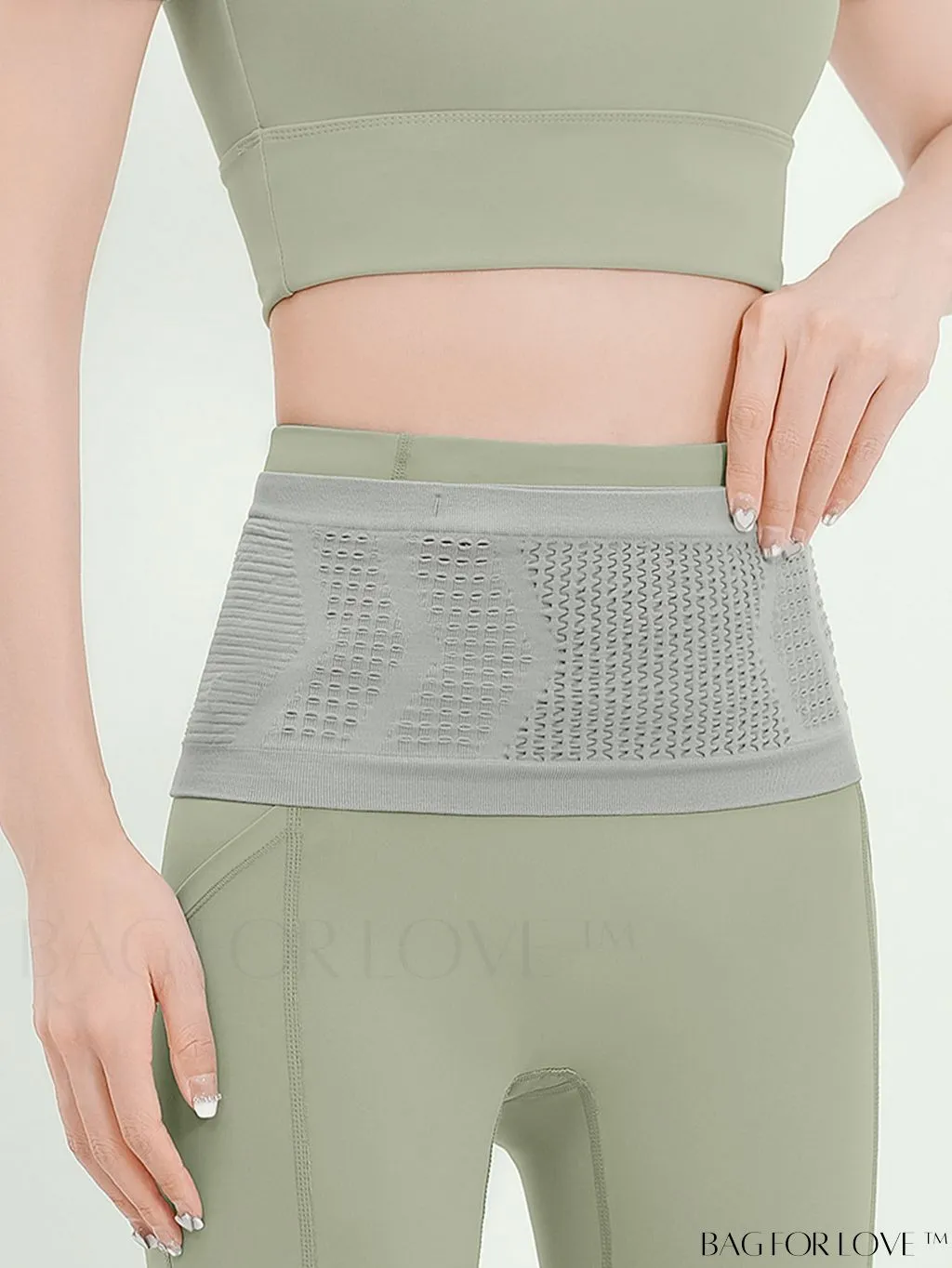 BagForLove - Multi-Pocket Elastic Waist Bag for Running Sports with Phone Holder
