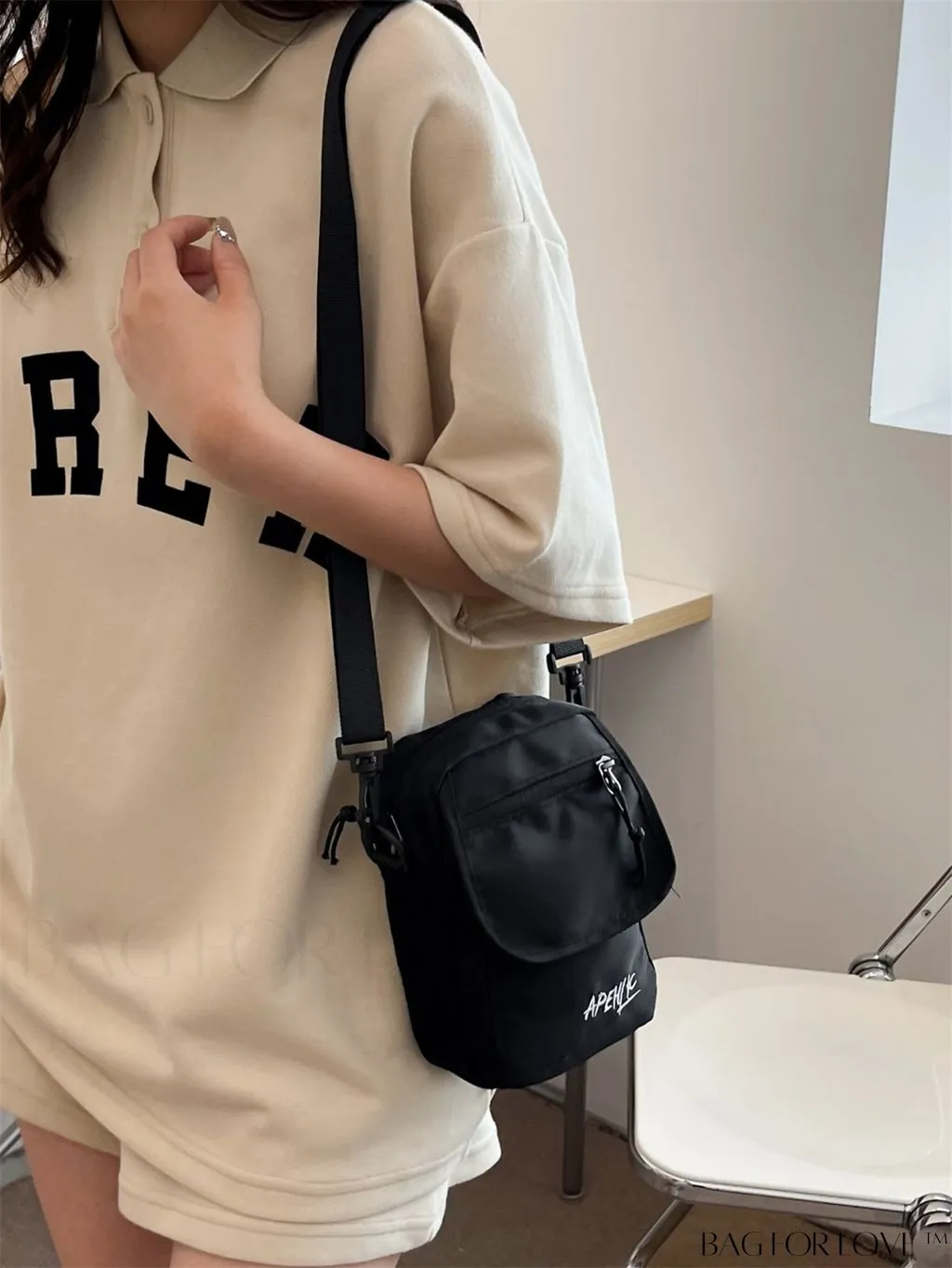 BagForLove - Oxford Canvas Crossbody Bag: Stylish and Functional Wallet for Students and Shopping