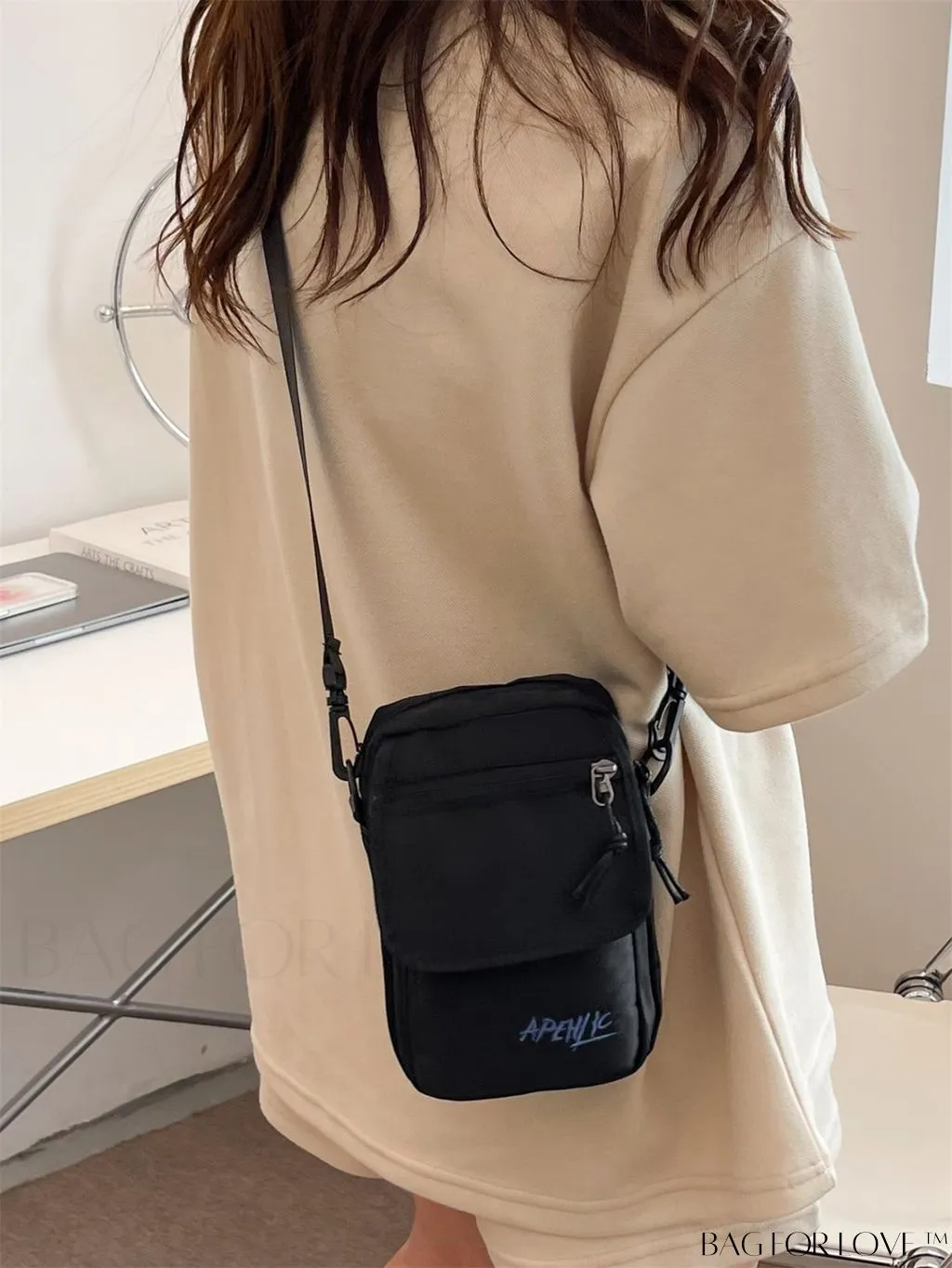 BagForLove - Oxford Canvas Crossbody Bag: Stylish and Functional Wallet for Students and Shopping