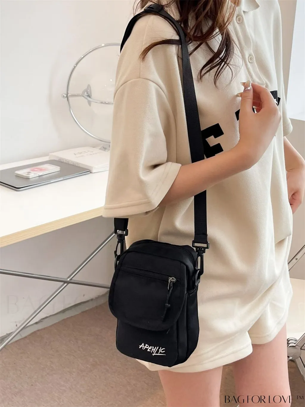 BagForLove - Oxford Canvas Crossbody Bag: Stylish and Functional Wallet for Students and Shopping