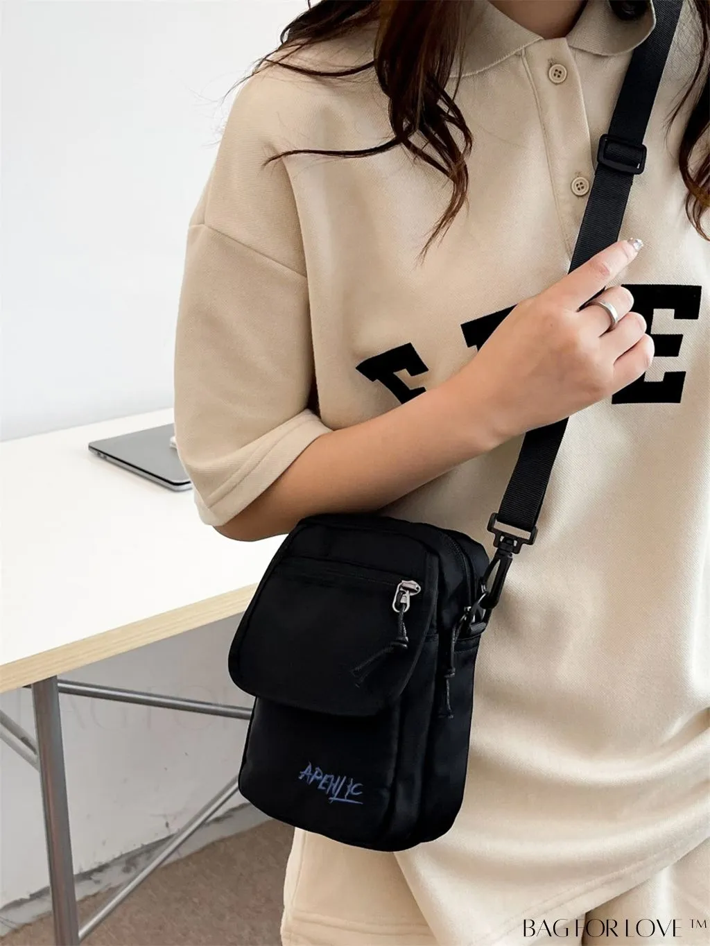 BagForLove - Oxford Canvas Crossbody Bag: Stylish and Functional Wallet for Students and Shopping