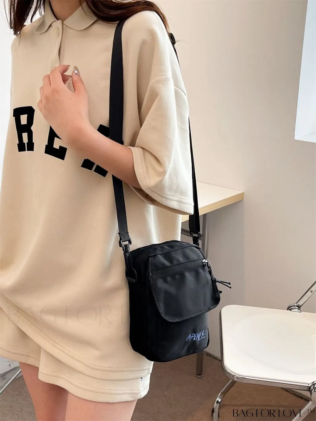 BagForLove - Oxford Canvas Crossbody Bag: Stylish and Functional Wallet for Students and Shopping