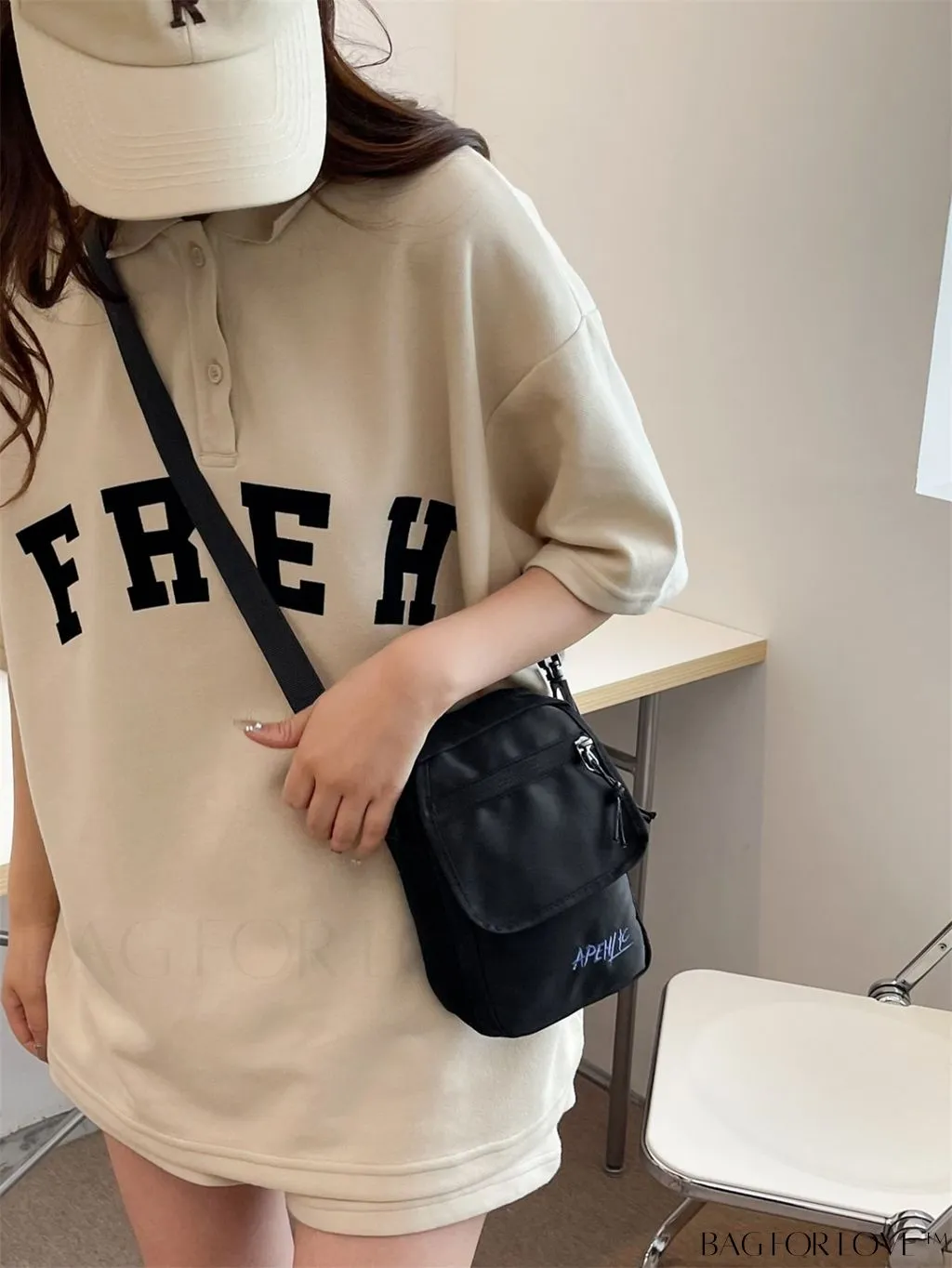 BagForLove - Oxford Canvas Crossbody Bag: Stylish and Functional Wallet for Students and Shopping