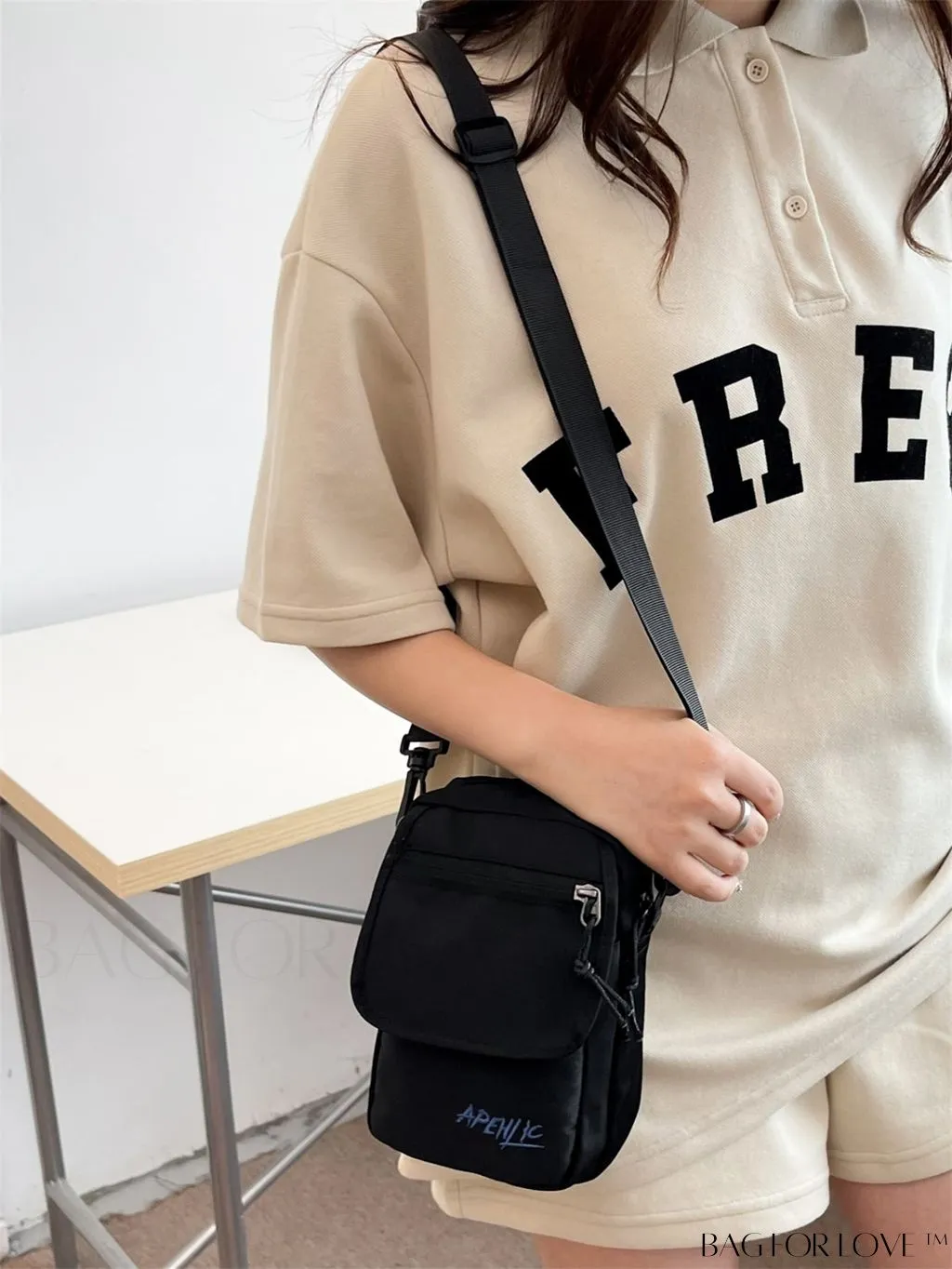 BagForLove - Oxford Canvas Crossbody Bag: Stylish and Functional Wallet for Students and Shopping