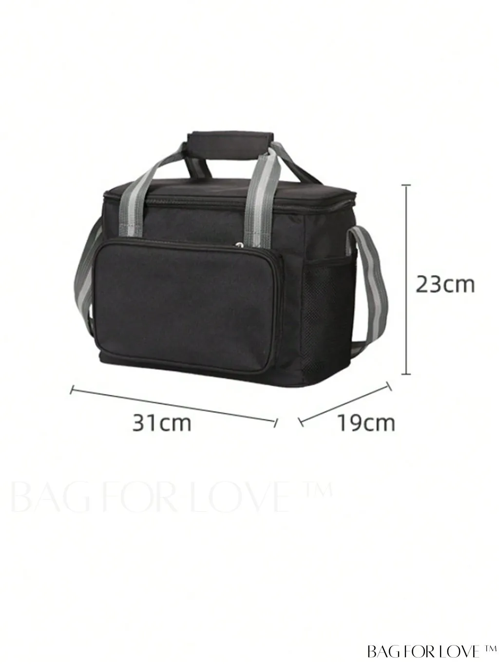 BagForLove - Portable Insulated Lunch Bag - Durable, Waterproof, & Stylish - Perfect for Office, Picnic, or Travel
