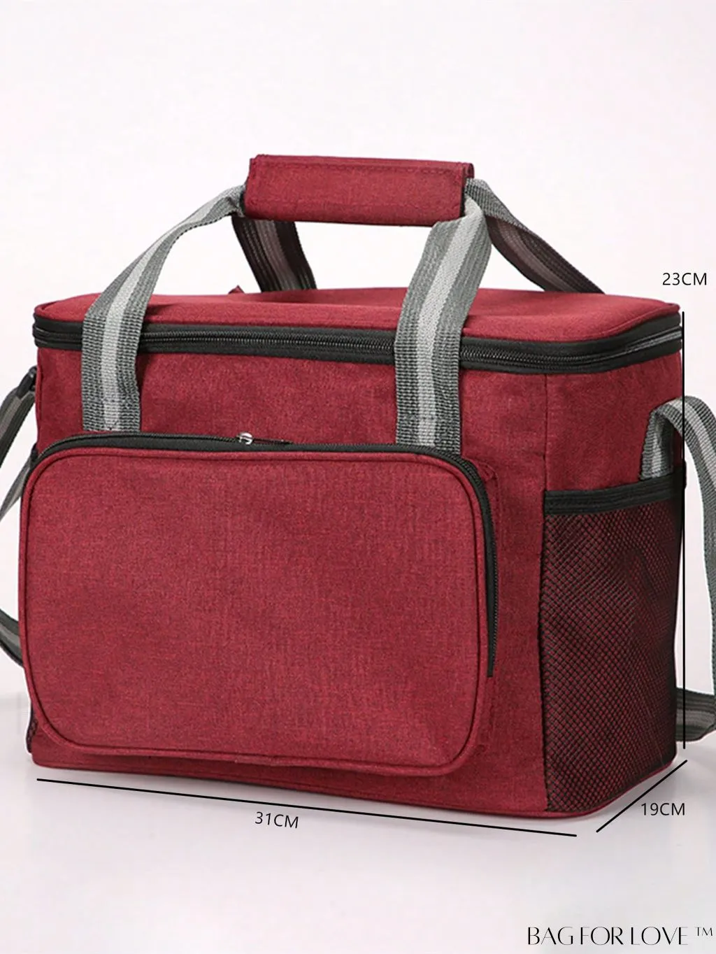 BagForLove - Portable Insulated Lunch Bag - Durable, Waterproof, & Stylish - Perfect for Office, Picnic, or Travel