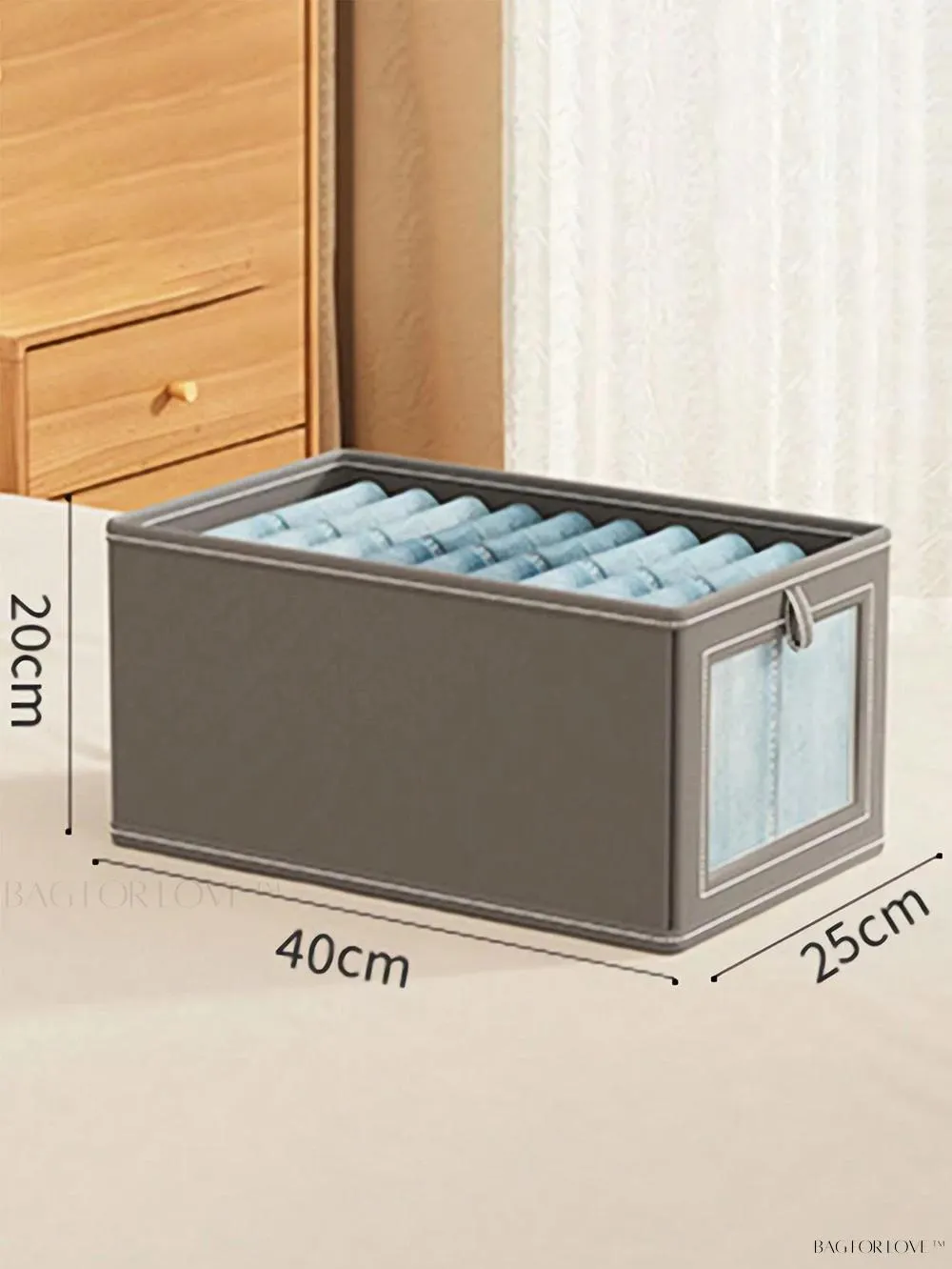 BagForLove - Spacious Clothes Storage Bag with Moisture-Proof Fabric for Home Organization