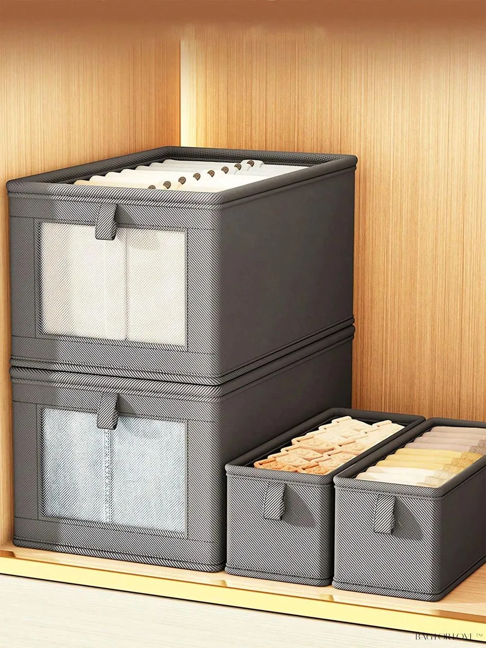 BagForLove - Spacious Clothes Storage Bag with Moisture-Proof Fabric for Home Organization