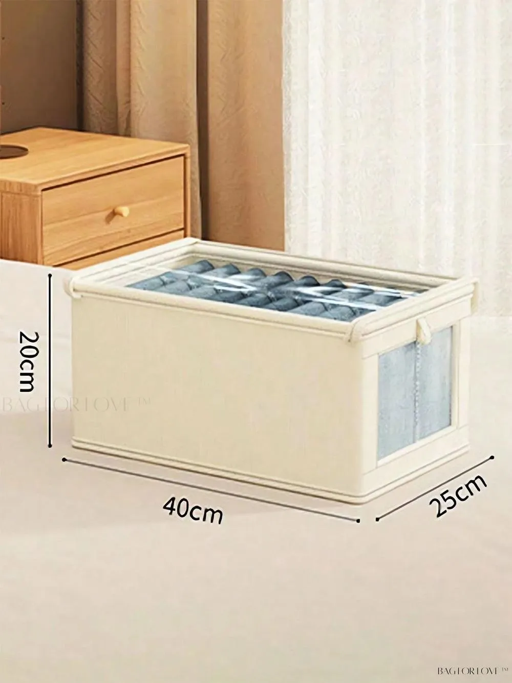 BagForLove - Spacious Clothes Storage Bag with Moisture-Proof Fabric for Home Organization