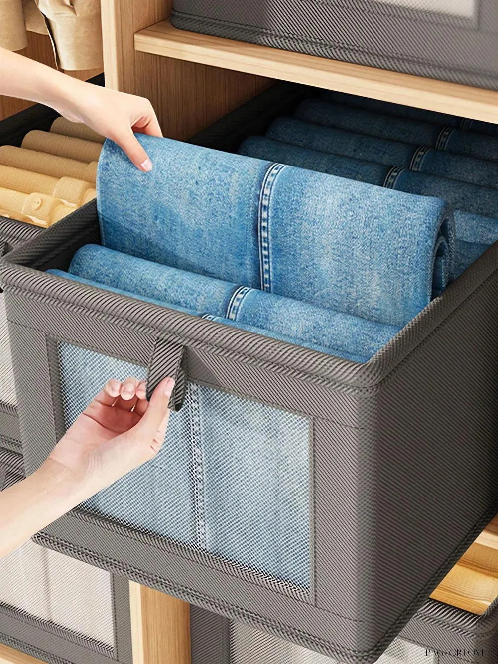 BagForLove - Spacious Clothes Storage Bag with Moisture-Proof Fabric for Home Organization