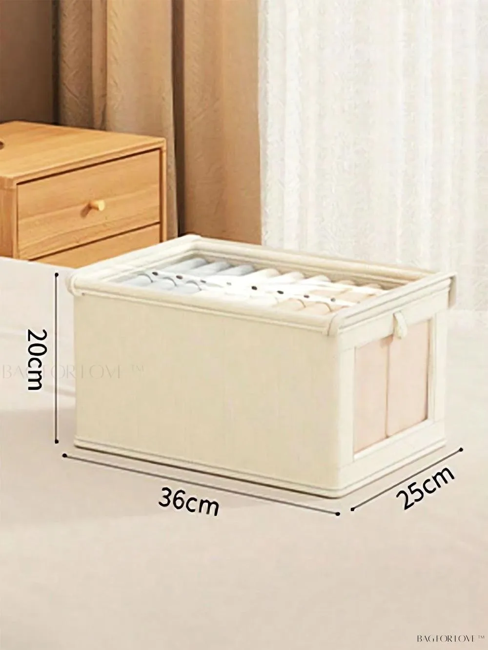 BagForLove - Spacious Clothes Storage Bag with Moisture-Proof Fabric for Home Organization