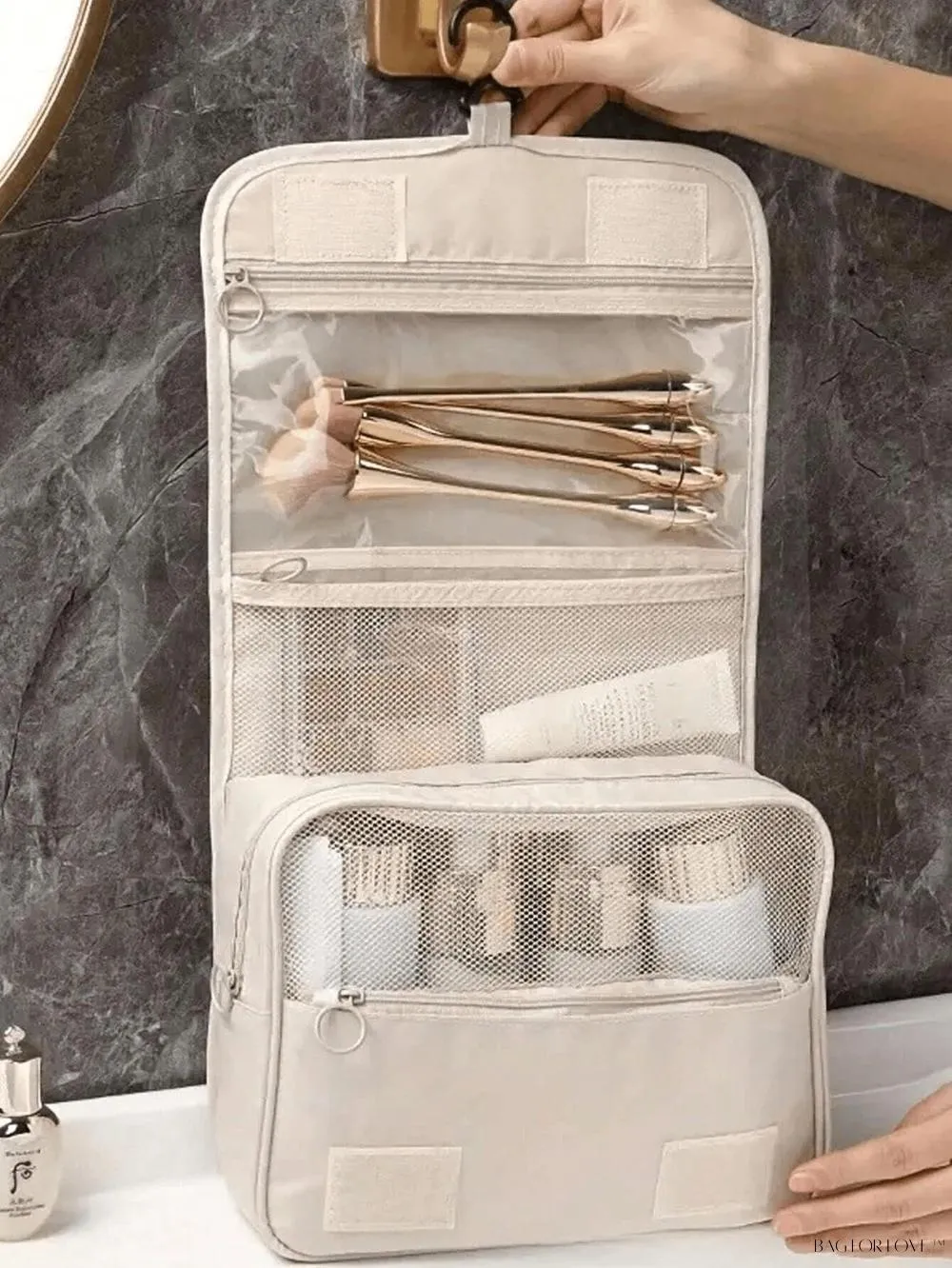 BagForLove - Ultimate Travel Toiletry Bag with Handle
