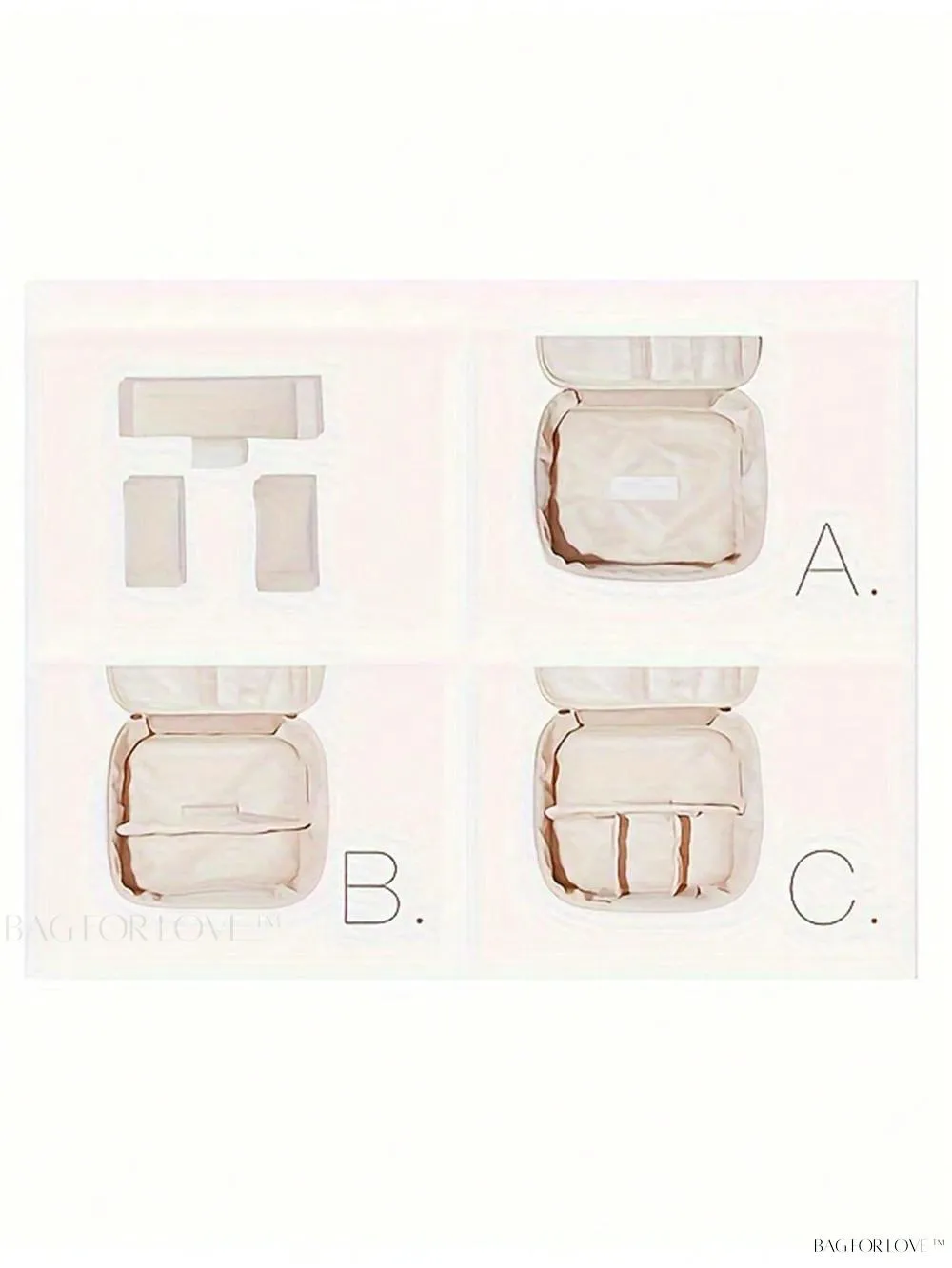 BagForLove - Ultimate Travel Toiletry Bag with Handle
