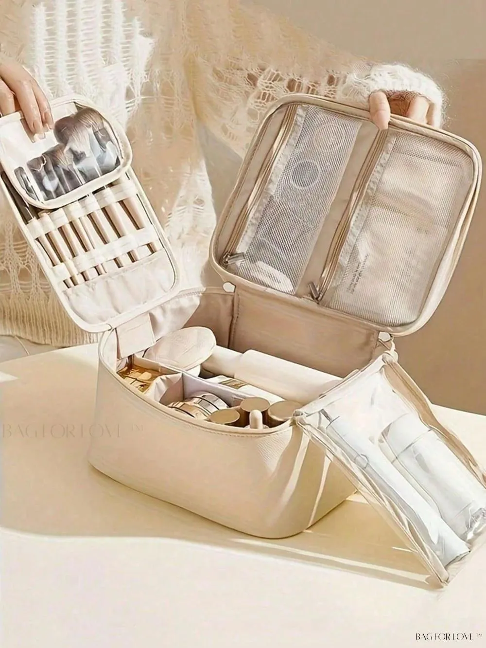 BagForLove - Ultimate Travel Toiletry Bag with Handle