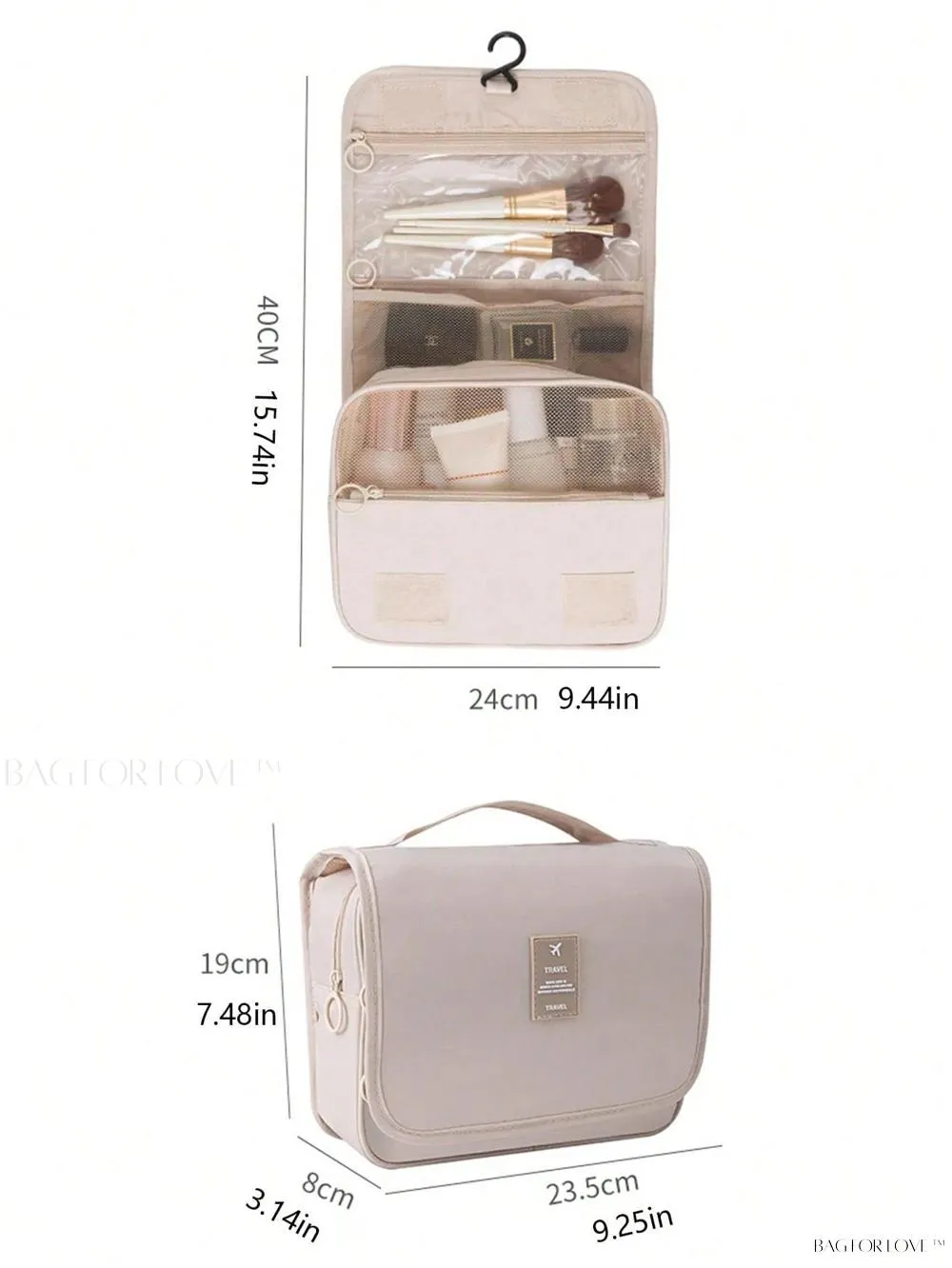 BagForLove - Ultimate Travel Toiletry Bag with Handle