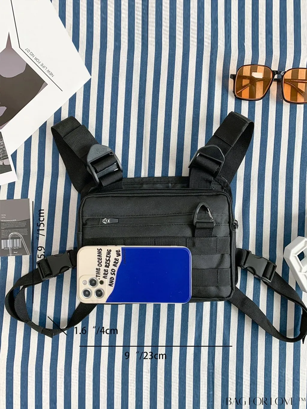 BagForLove - Versatile Chest Bag: Waterproof, Wear-Resistant Sling for Training - Multi-Functional Equipment