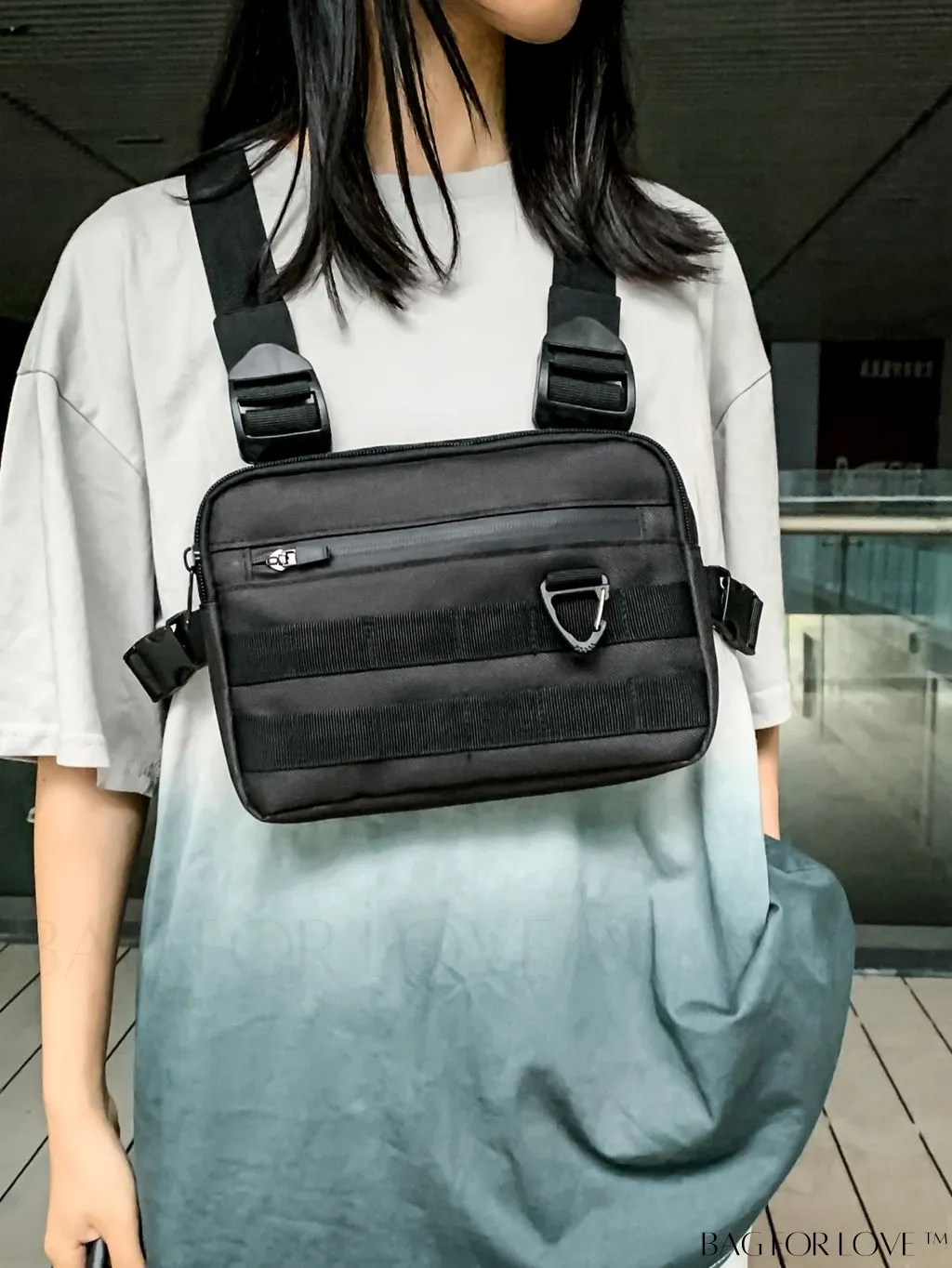BagForLove - Versatile Chest Bag: Waterproof, Wear-Resistant Sling for Training - Multi-Functional Equipment
