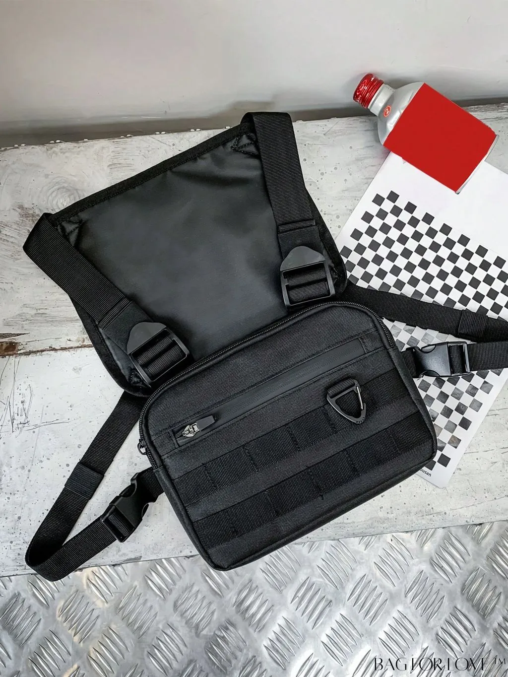 BagForLove - Versatile Chest Bag: Waterproof, Wear-Resistant Sling for Training - Multi-Functional Equipment