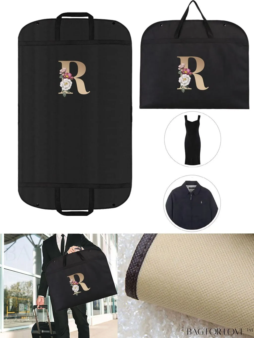 BagForLove - Wedding Dress Storage Bag - Travel-friendly, Organizer for Garments, Wardrobe, and Dorm Essentials