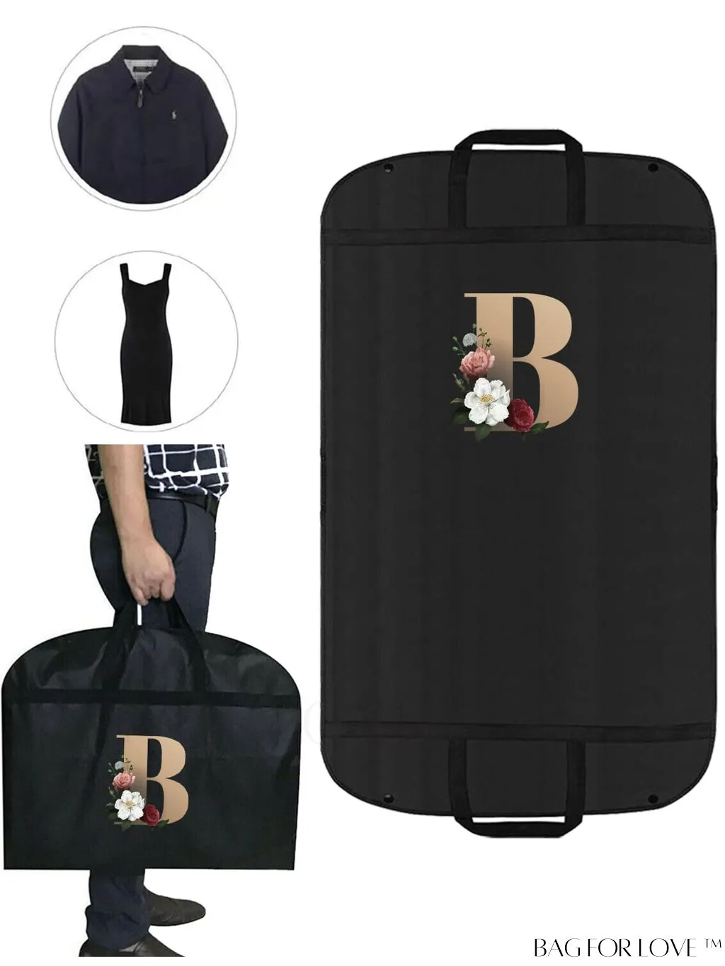 BagForLove - Wedding Dress Storage Bag - Travel-friendly, Organizer for Garments, Wardrobe, and Dorm Essentials