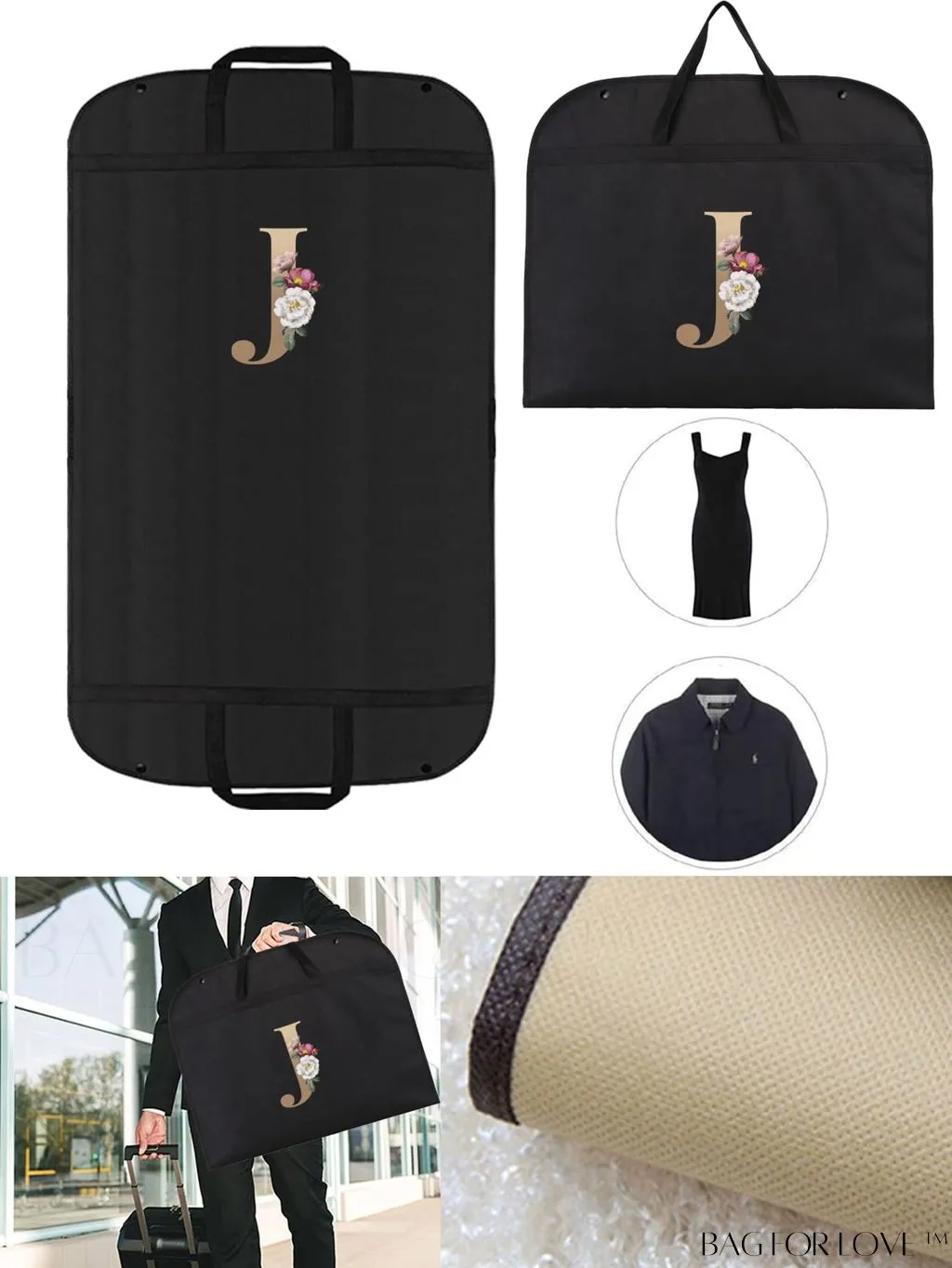 BagForLove - Wedding Dress Storage Bag - Travel-friendly, Organizer for Garments, Wardrobe, and Dorm Essentials
