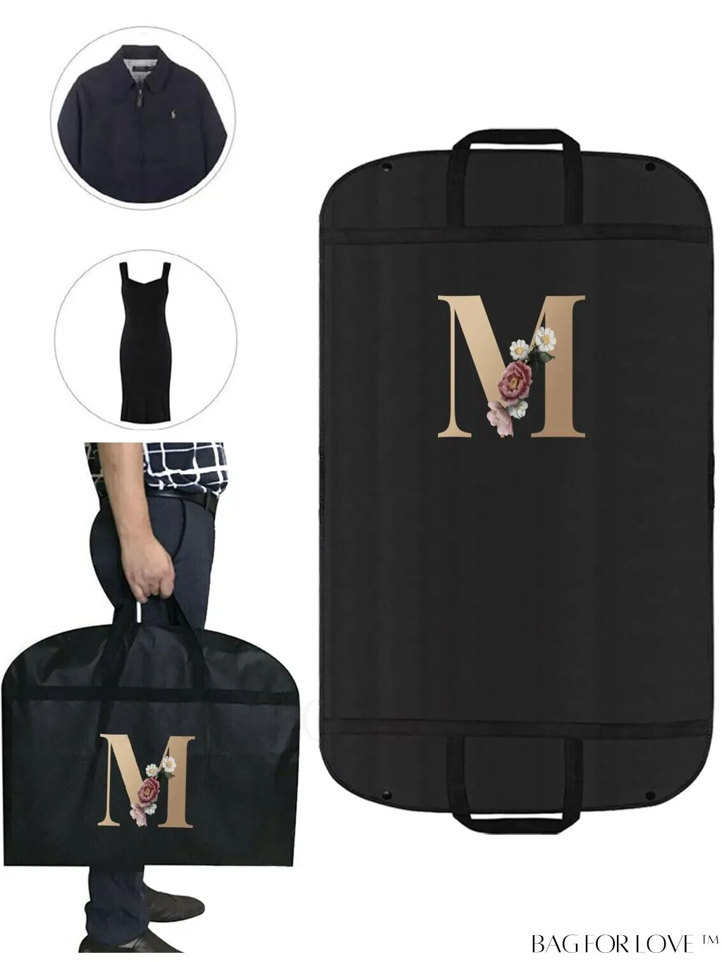 BagForLove - Wedding Dress Storage Bag - Travel-friendly, Organizer for Garments, Wardrobe, and Dorm Essentials