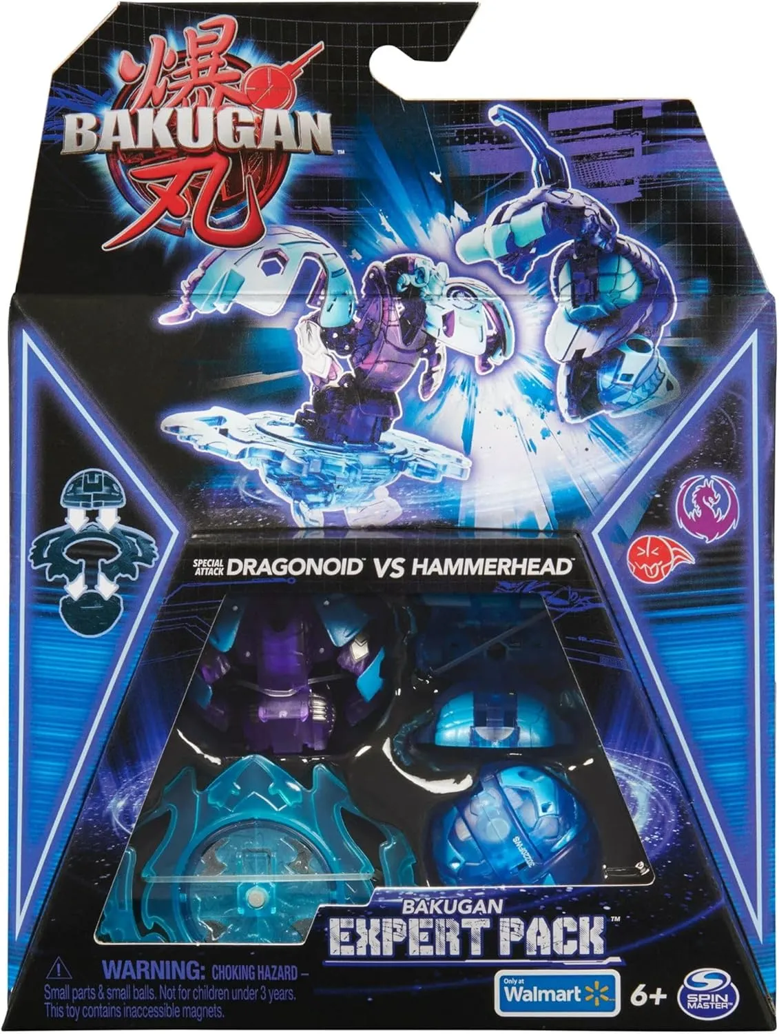 Bakugan 3.0 Third Generation 2023 Expert Pack Special Attack Dragonoid vs Hammerhead