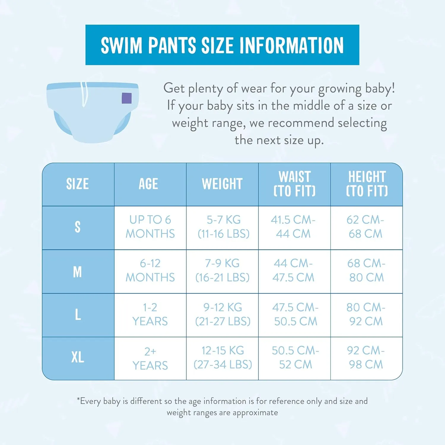 Bambino Mio Reusable Swim Diaper, Lemon Twist, Medium (6-12 Months)