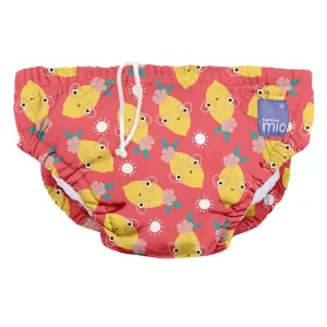 Bambino Mio Reusable Swim Diaper, Lemon Twist, Medium (6-12 Months)