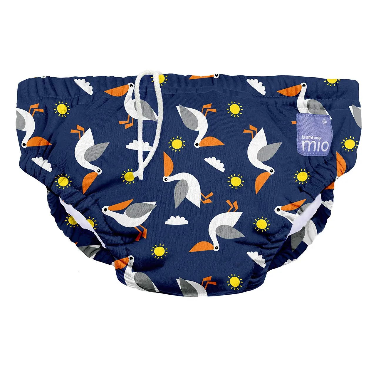 Bambino Mio, reusable swim diaper, pelican pier, small (<6 months)