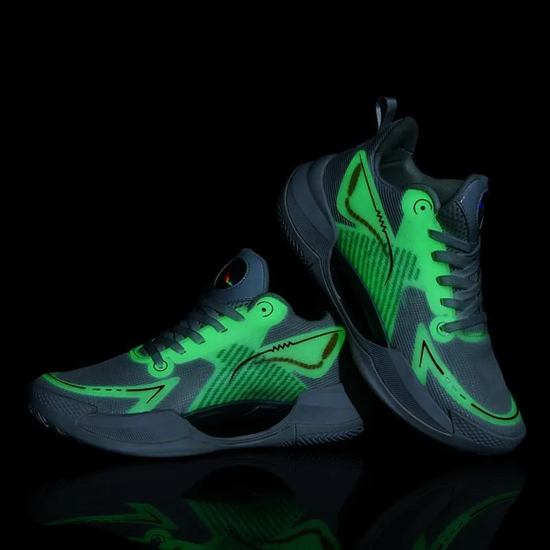 Basketball Shoes for Women and Men Anti Slip Wear Resistant Super Light Basketball Sneakers Outdoor Cushioning Workout Running Sneakers