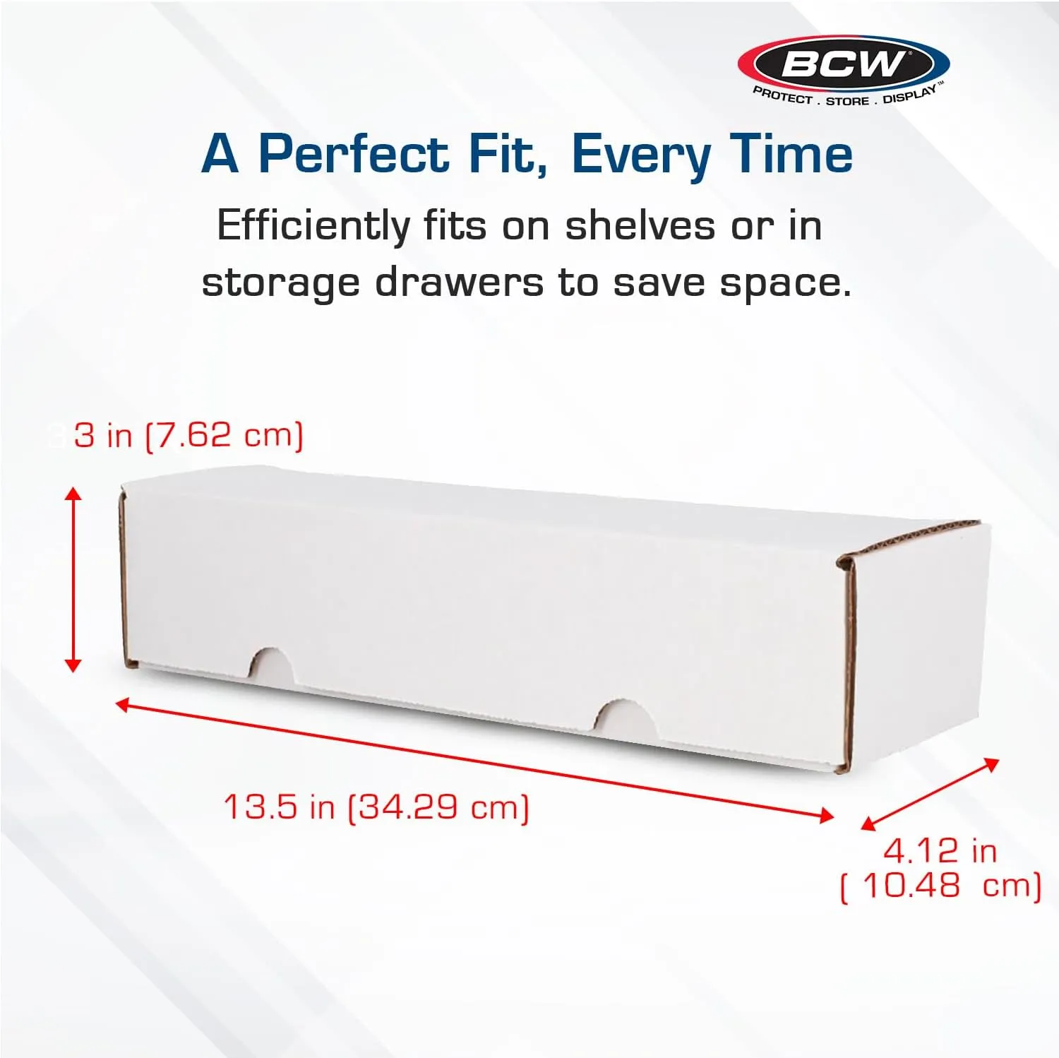 BCW Single Row Gaming Card Storage Box - 5ct | 1000 Count Holder Box | Corrugated Paper Cardboard Holder | Card Storage Box For Bulk CCG Collection Organization