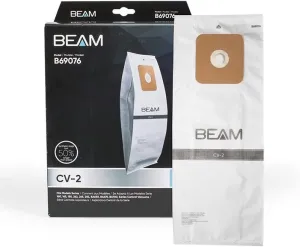 Beam CV-2 Premium Synthetic Central Vacuum Bags B69076 (Pack of 3)
