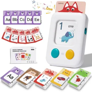 beiens Premium Talking Flash Cards for Toddlers 2-6 Years | Eco Friendly Child-Safe Materials | Award-Winning Speech Therapy Toys | Montessori ABC Learning System   Autism Sensory Development Tools