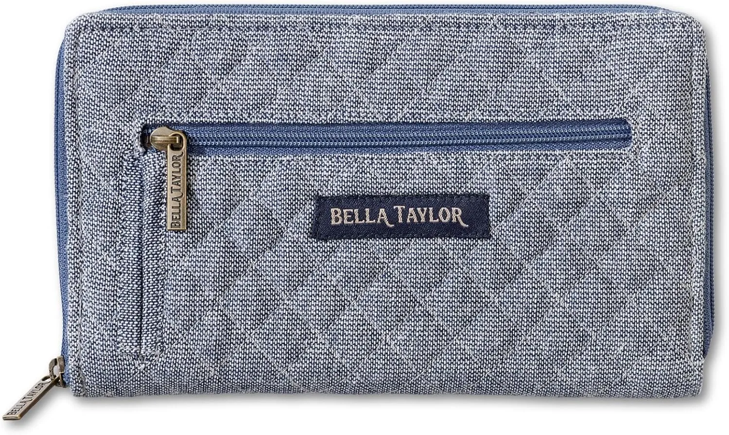 Bella Taylor Wrist Strap Wallet for Women | Multi Card Zip Around Wallet with RFID Protection and Wristlet Strap