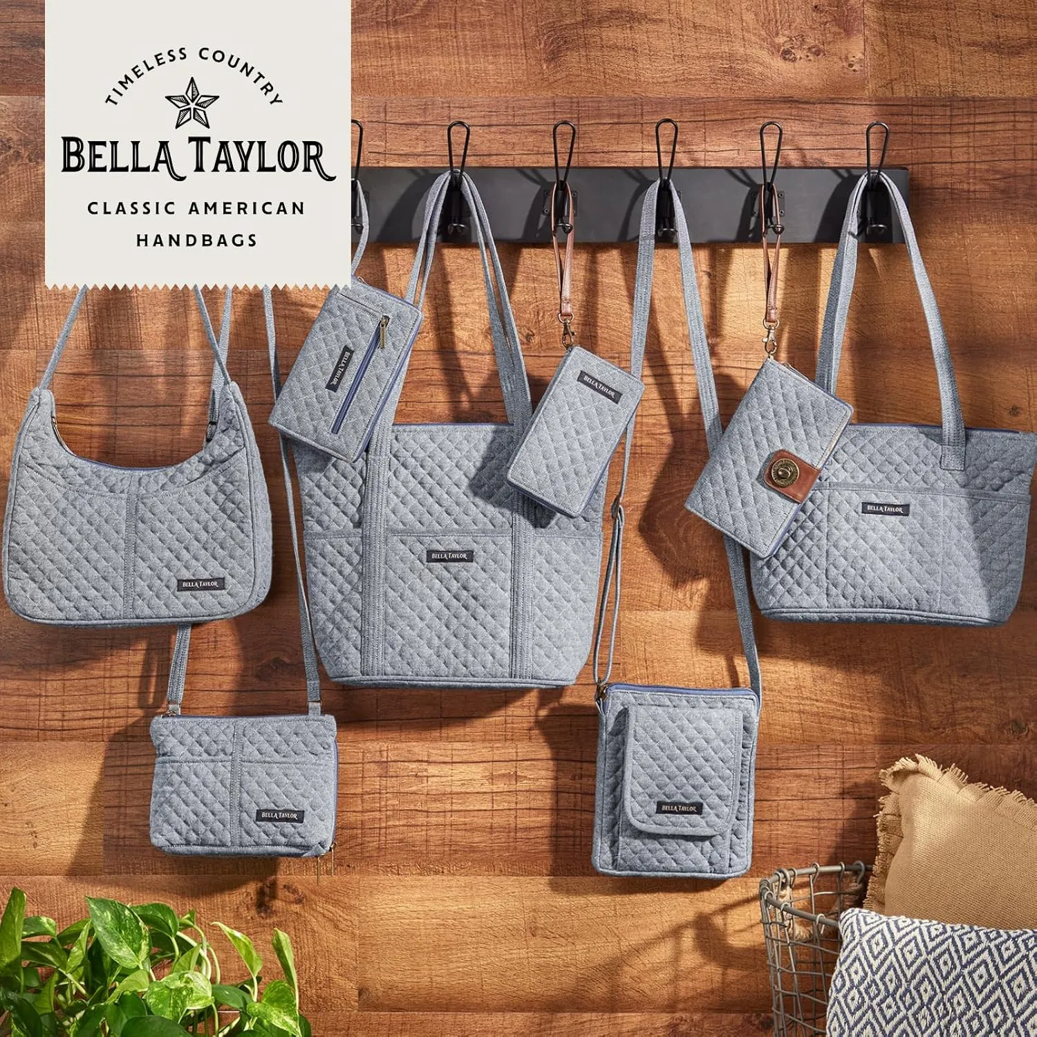 Bella Taylor Wrist Strap Wallet for Women | Multi Card Zip Around Wallet with RFID Protection and Wristlet Strap