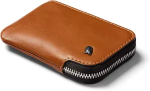 Bellroy Card Pocket (Small Leather Zipper Card Holder Wallet, Holds 4-15 Cards, Coin Pouch, Folded Note Storage)
