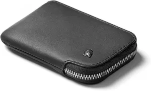 Bellroy Card Pocket (Small Leather Zipper Card Holder Wallet, Holds 4-15 Cards, Coin Pouch, Folded Note Storage)