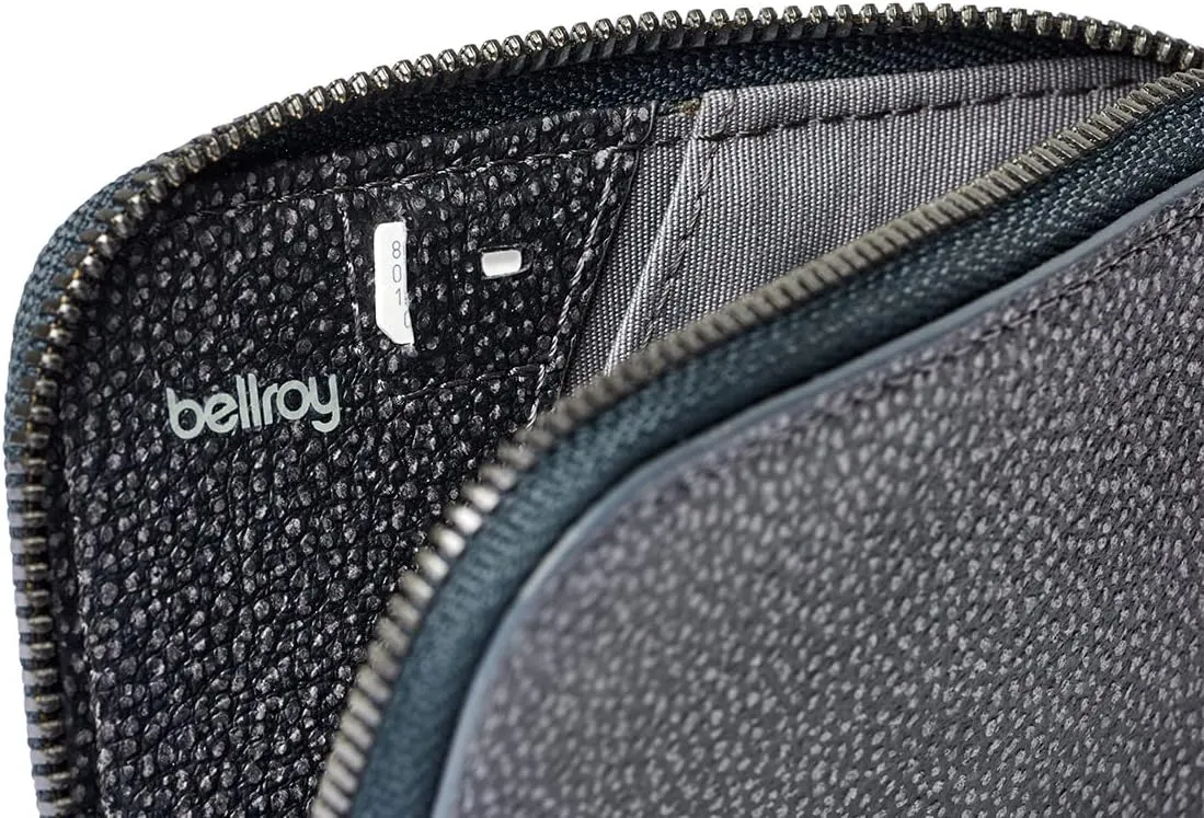 Bellroy Card Pocket (Small Leather Zipper Card Holder Wallet, Holds 4-15 Cards, Coin Pouch, Folded Note Storage)