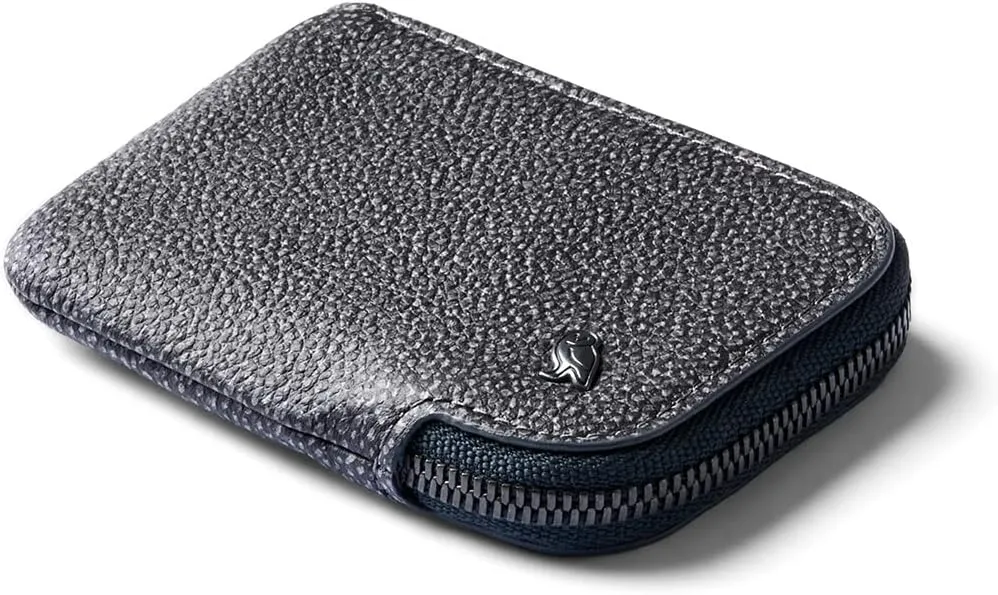 Bellroy Card Pocket (Small Leather Zipper Card Holder Wallet, Holds 4-15 Cards, Coin Pouch, Folded Note Storage)