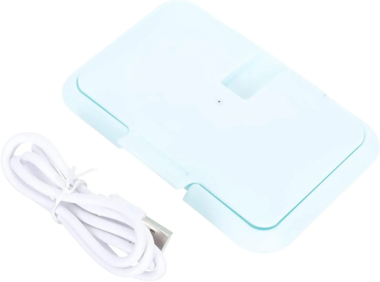 BESPORTBLE 1pc Wipes Tissue Warmer Portable Heater for Use Maintains Moisture Comfort for Home Outdoor Lightweight Design with USB Connection