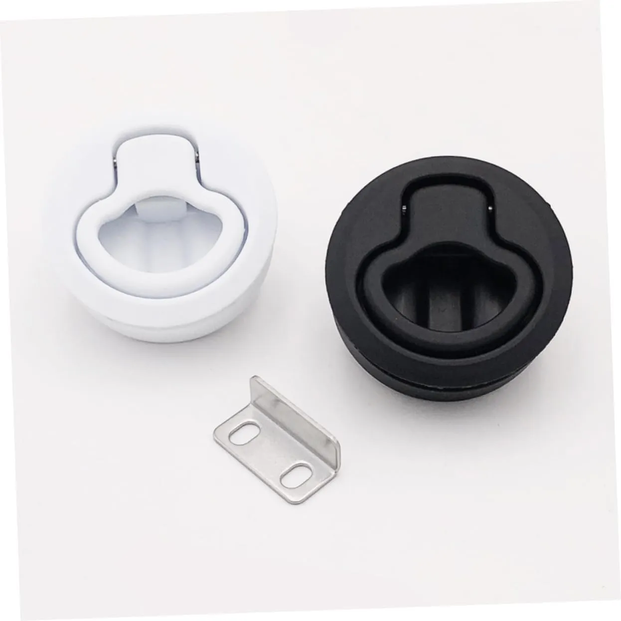 BESPORTBLE 3pcs Flush Pull Latch Lift Handle Marine Key Door Lock Boat Locking Latch Door Locks Boat Deck Latches