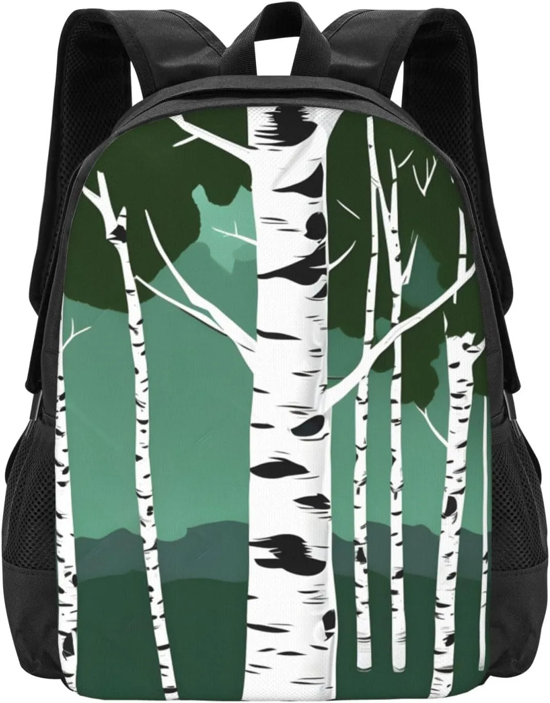 Birch Trees Print Personal Item Travel Bag,Perfect Travel Backpack Carry On Flight Approved Laptop Backpack
