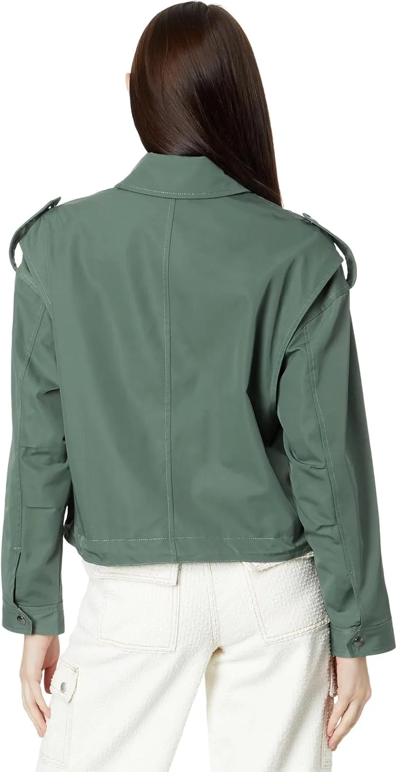 [BLANKNYC] Womens Women's Oversized Nylon Utility Jacket