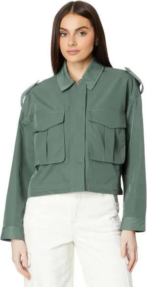 [BLANKNYC] Womens Women's Oversized Nylon Utility Jacket