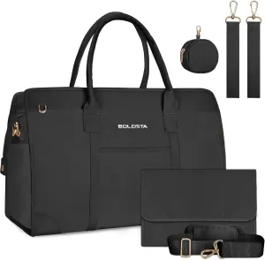 BOLOSTA Diaper Bag Tote for Women Diaper Bag with Changing Pad Hospital bag for labor and delivery Travel Maternity Bag