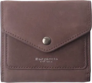 Borgasets Small Wallet for Women Genuine Leather RFID Blocking Card Holder Organizer Pocket Compact Bifold Ladies Mini Purse