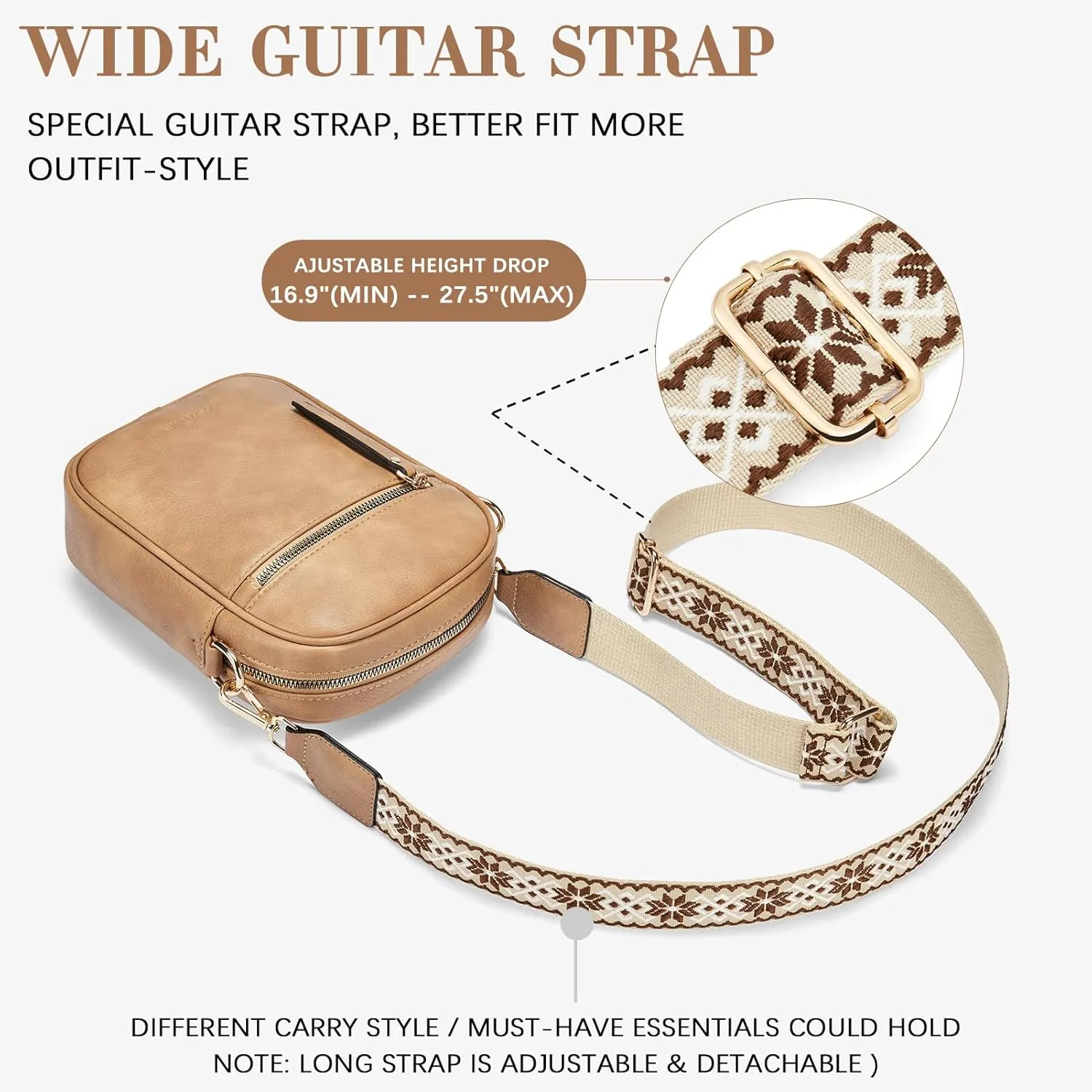 BOSTANTEN Small Crossbody Bags for Women Designer Zip Cell Phone Purse Shoulder Handbags Wallet with Card Slots