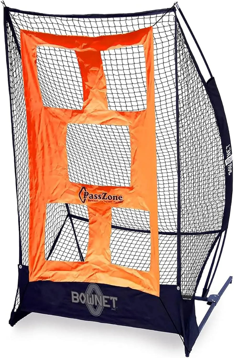 Bownet PassZone Attachment for Portable Solo Football Kicker Practice Net (40" x 60") Quarterback Throwing Passer Training - Five Target Zones